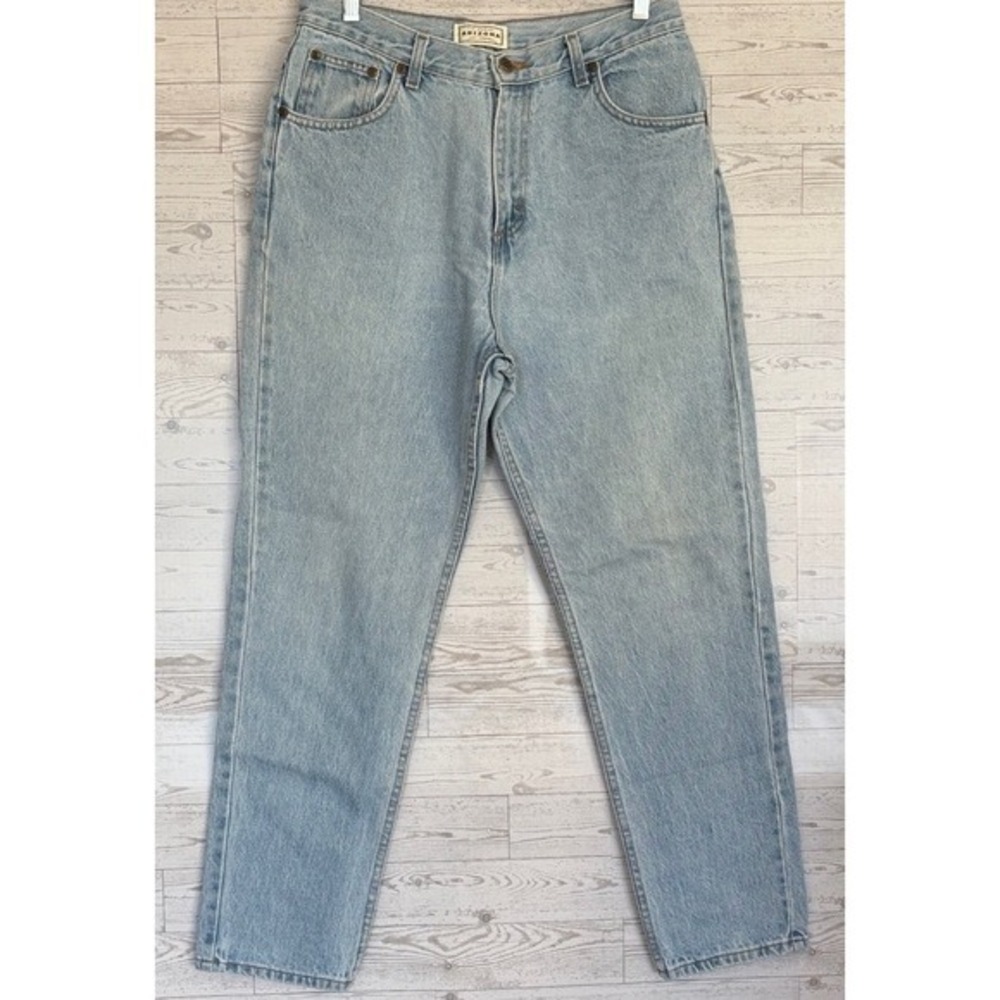 Vintage Jeans Arizona Y2K Relaxed Tapered Denim Juniors size 15